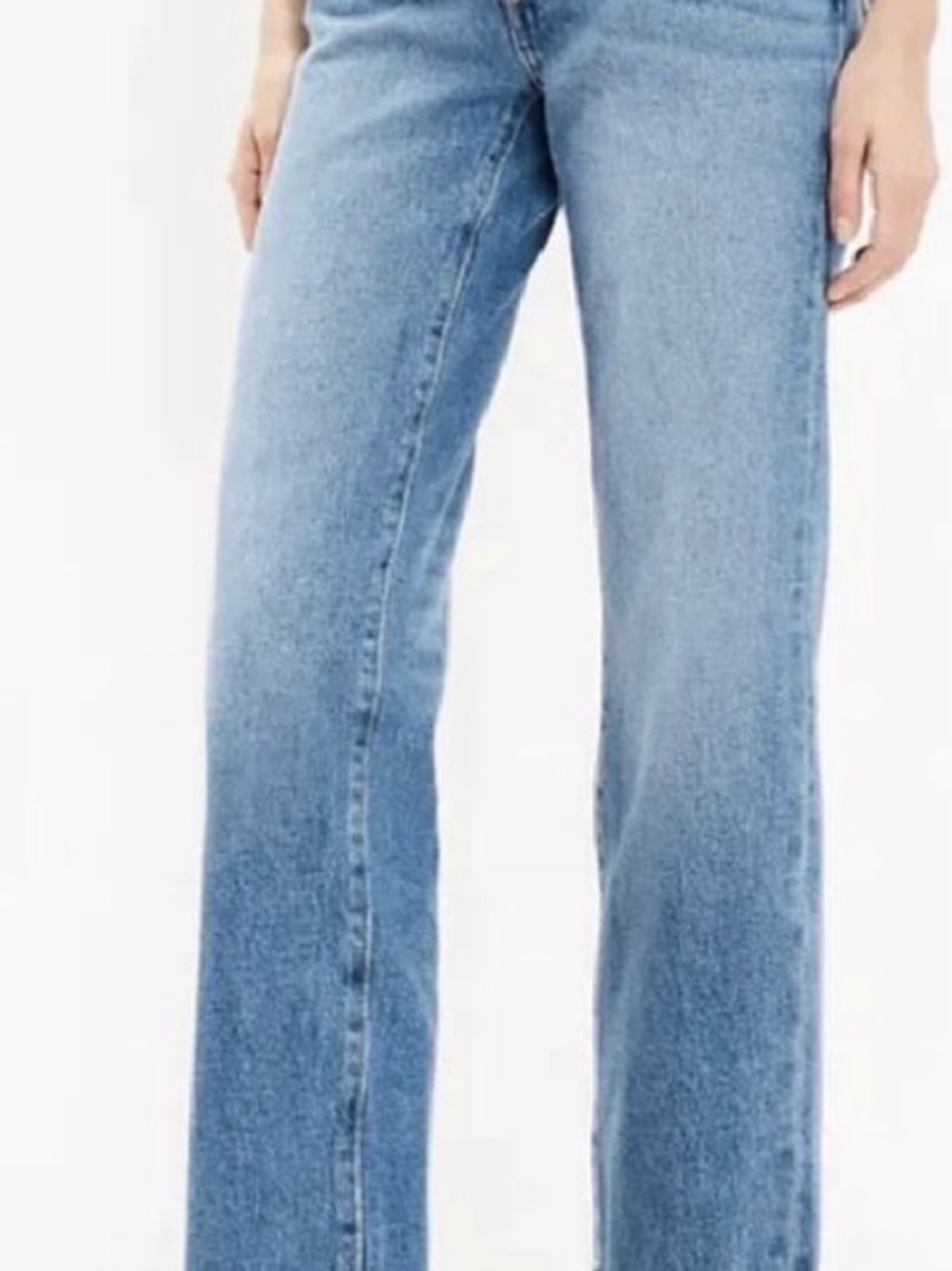 LOFT Light Wash Boyfriend Straight Jeans